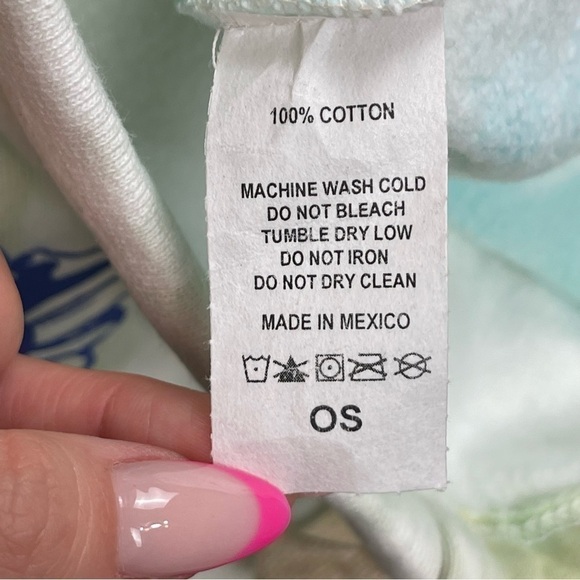 Boys Lie Green Tie Dye Icee Drawstring One Size Bag - Picture 5 of 7